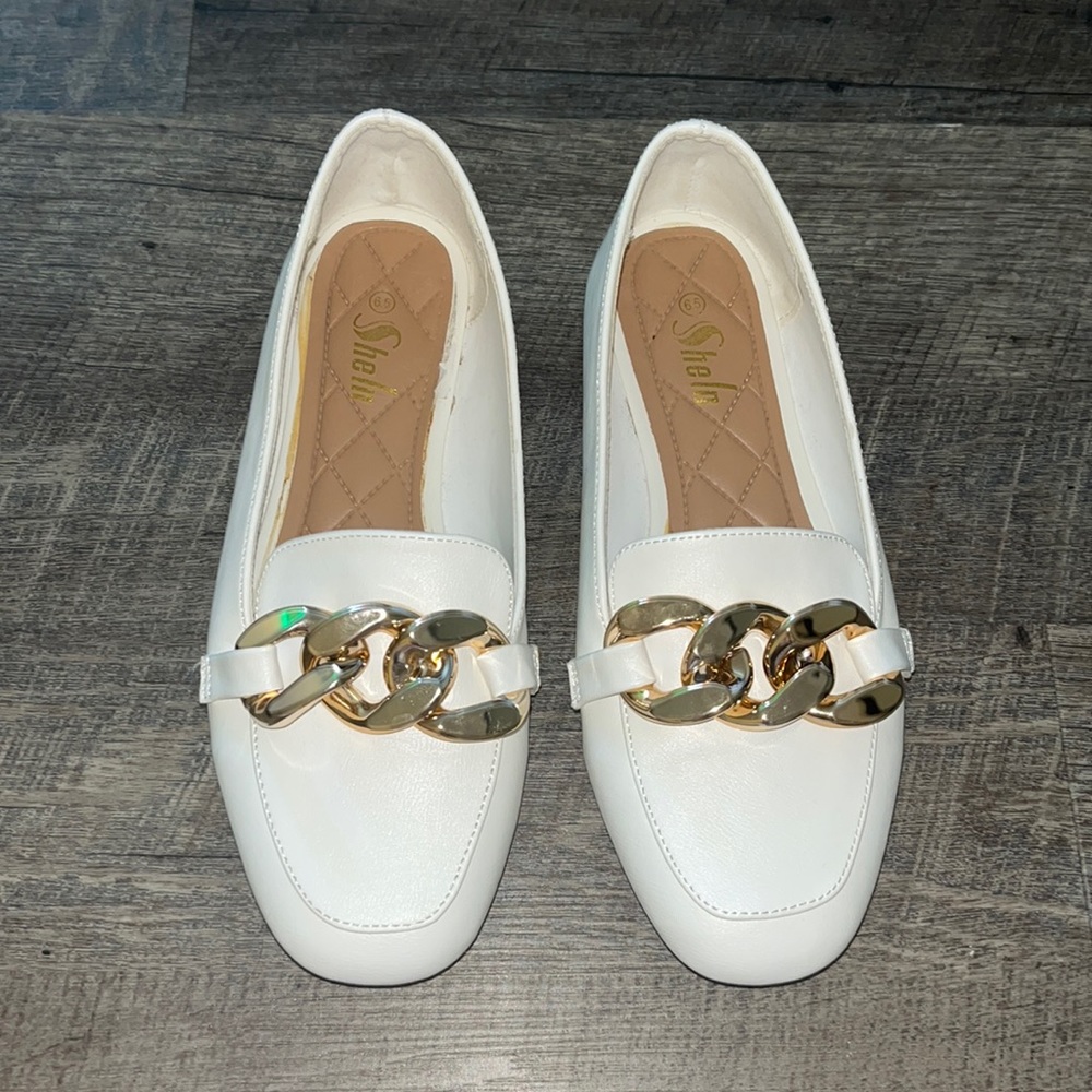 Shein White Flats